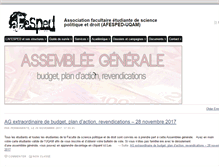 Tablet Screenshot of afesped.org